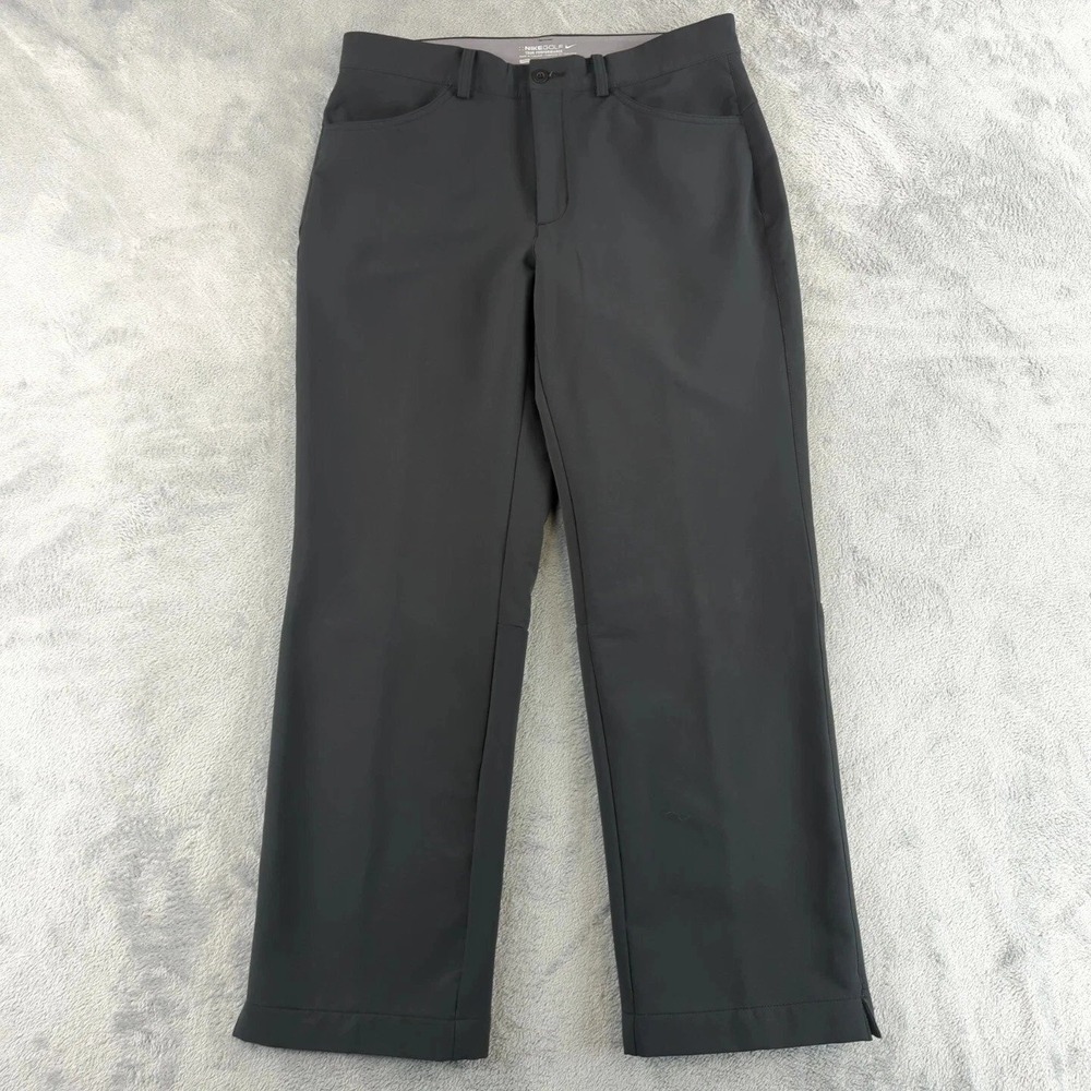 Nike Tour Performance Golf Pants Mens 32x29* Gray Straight Stretch Chino Denim